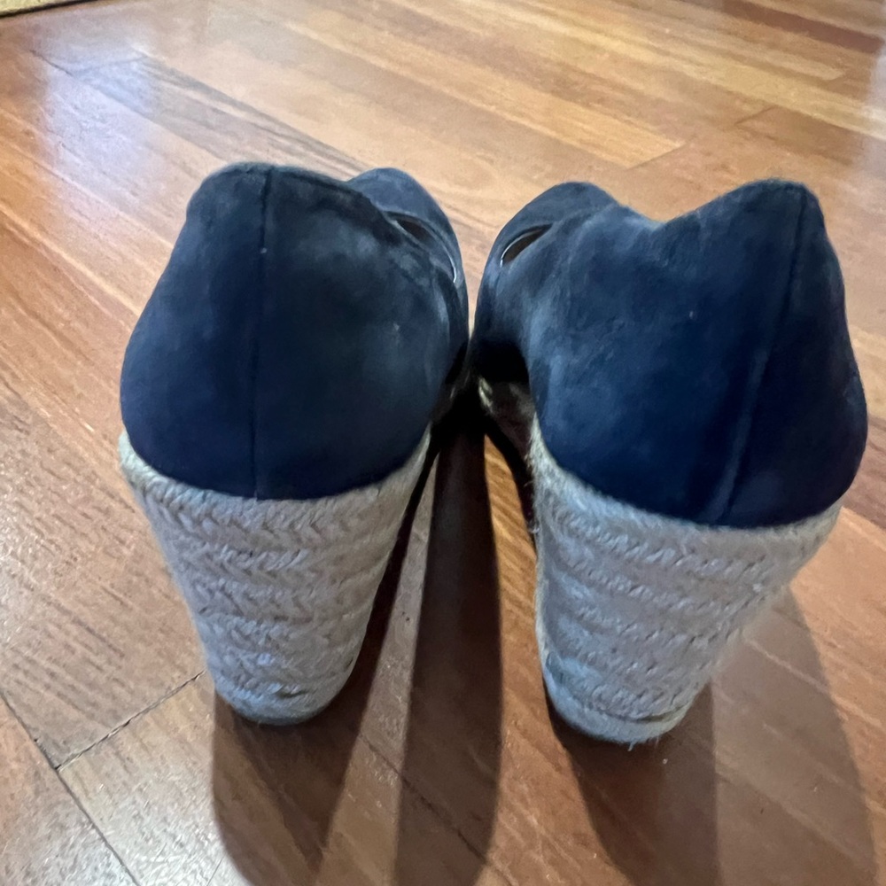 Marks & Spencer Blue Espradille Wedges - image 5